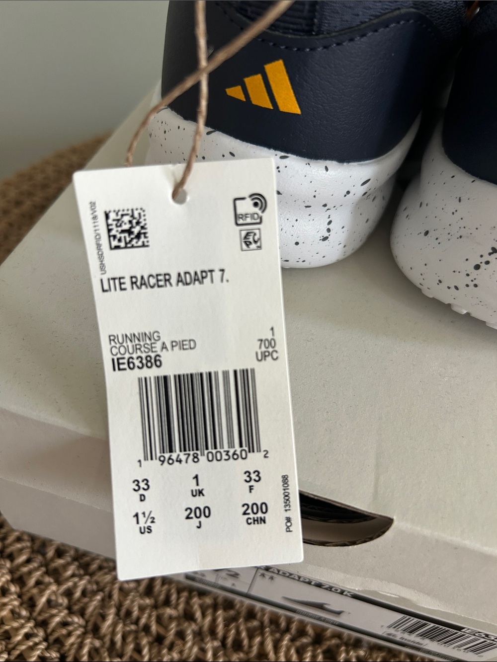 NWT Little Kids Adidas Adapt Racer Lite 7 - Picture 2 of 6